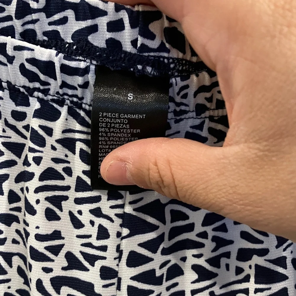 Chic Black and White A-Line Skirt - Picture 5 of 7